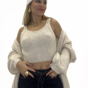 twinset due pezzi cardigan e top nuvia
